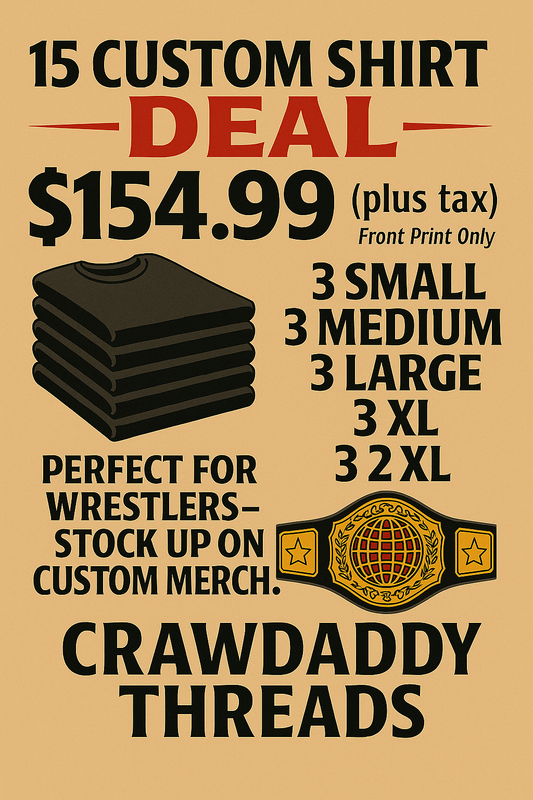 15 shirt Starter deal
